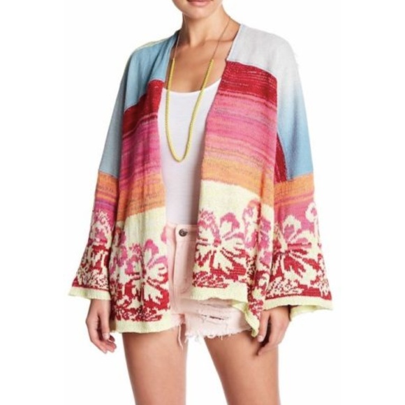 Surf Sweater Kimono Floral Xss | Poshmark